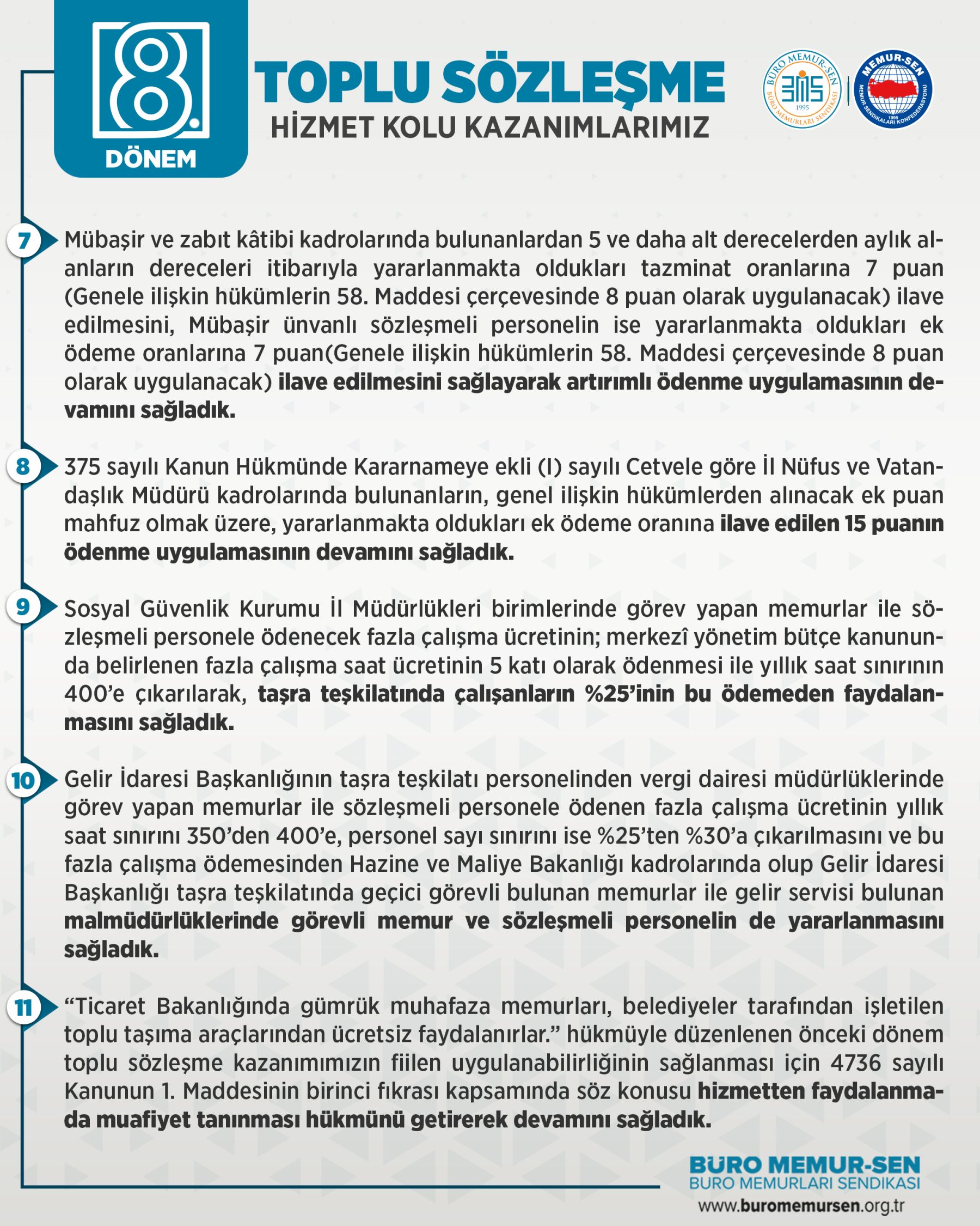 bms-kazanim-2 Büro Memur-Sen 8. Dönem Toplu Sözleşmede Kazanımlarını Açıkladı. Adalet Personeli neler kazandı?