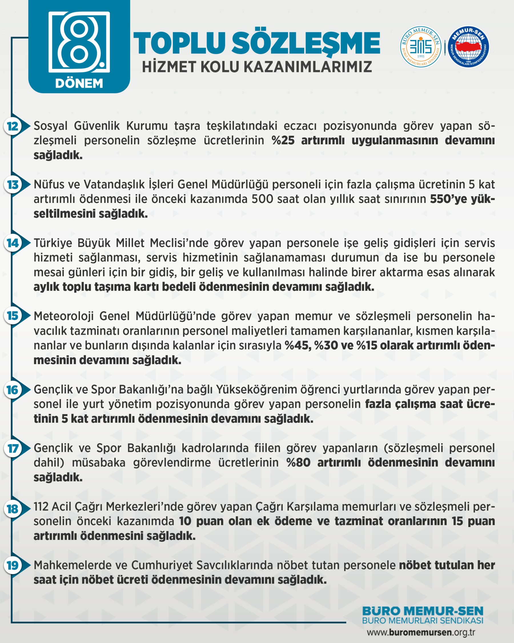 bms-kazanim-3 Büro Memur-Sen 8. Dönem Toplu Sözleşmede Kazanımlarını Açıkladı. Adalet Personeli neler kazandı?