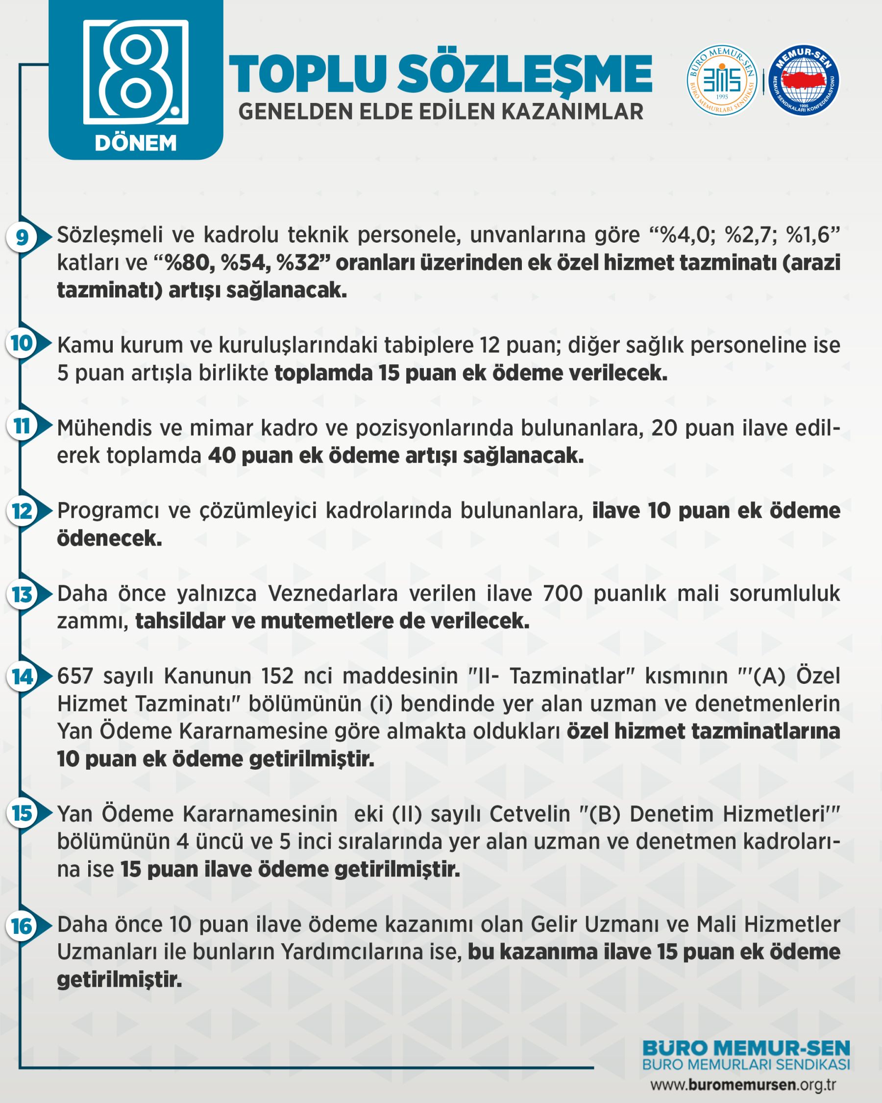 bms-kazanim-7 Büro Memur-Sen 8. Dönem Toplu Sözleşmede Kazanımlarını Açıkladı. Adalet Personeli neler kazandı?