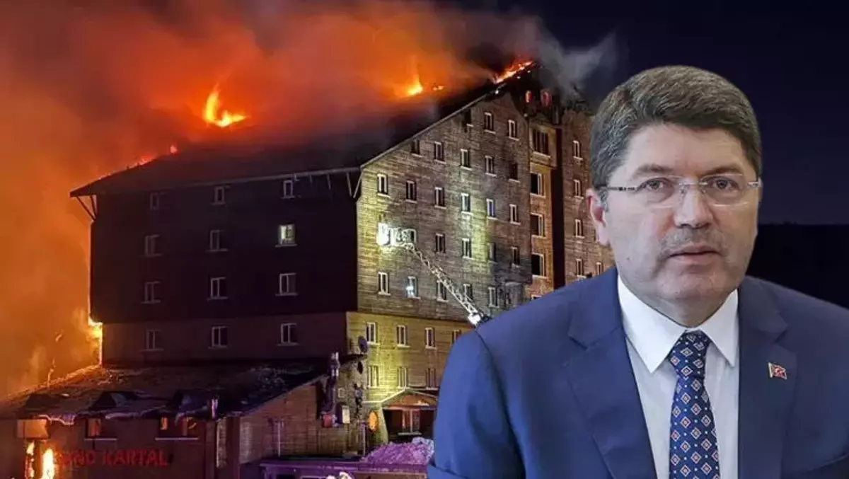 Adalet Bakanı Yılmaz Tunç, Kartalkaya Otel Yangınında Hayatını Kaybedenleri Andı 1 Adalet Bakanı Yılmaz Tunç, Kartalkaya Otel Yangınında Hayatını Kaybedenleri Andı