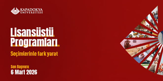 Kapadokya Üniversitesi’nde Lisansüstü Başvurular 27 Şubat’ta Başlıyor