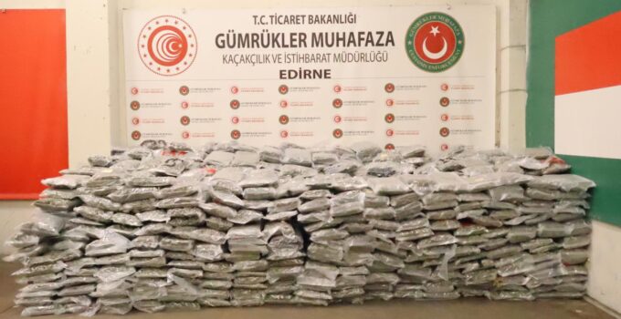 Kapıkule’de Dev Operasyon: 1,4 Ton Uyuşturucu Ele Geçirildi