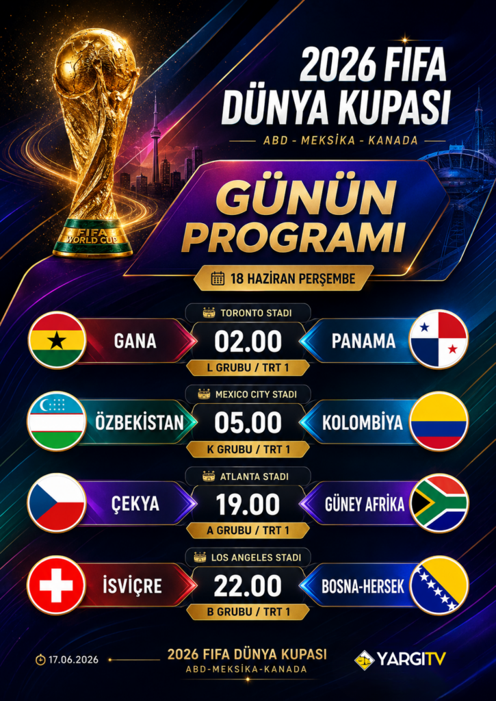 2026-Dunya-Kupasi-maclari-yarin-4-karsilasmayla-devam-edecek-725x1024 2026 Dünya Kupası maçları yarın 4 karşılaşmayla devam edecek