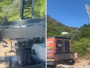 Kemer Yük Asansörü Kazasında Feci Ölüm İki İşçi Elektrik Akımına Kapılarak Hayatını Kaybetti