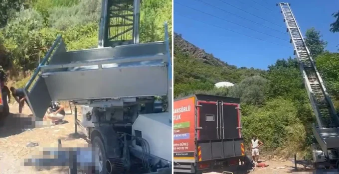 Kemer Yük Asansörü Kazasında Feci Ölüm İki İşçi Elektrik Akımına Kapılarak Hayatını Kaybetti