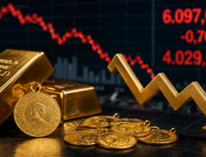Altın Fiyatları Güne Sert Düşüşle Başladı. Gram Altın 6 Bin 97 Liraya Geriledi