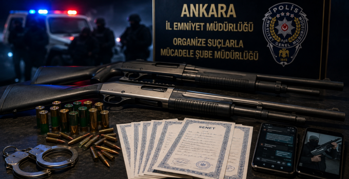 Ankara’da Organize Suç Örgütüne Darbe Vuruldu. Gözaltına Alınan 15 Şüpheliden 12’si Tutuklandı