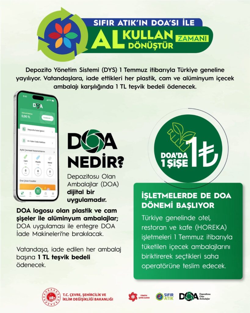 DOA-Nedir-1-819x1024 DOA Türkiye Genelinde Başladı Şişesini Getiren Her Vatandaş 1 TL Kazanacak