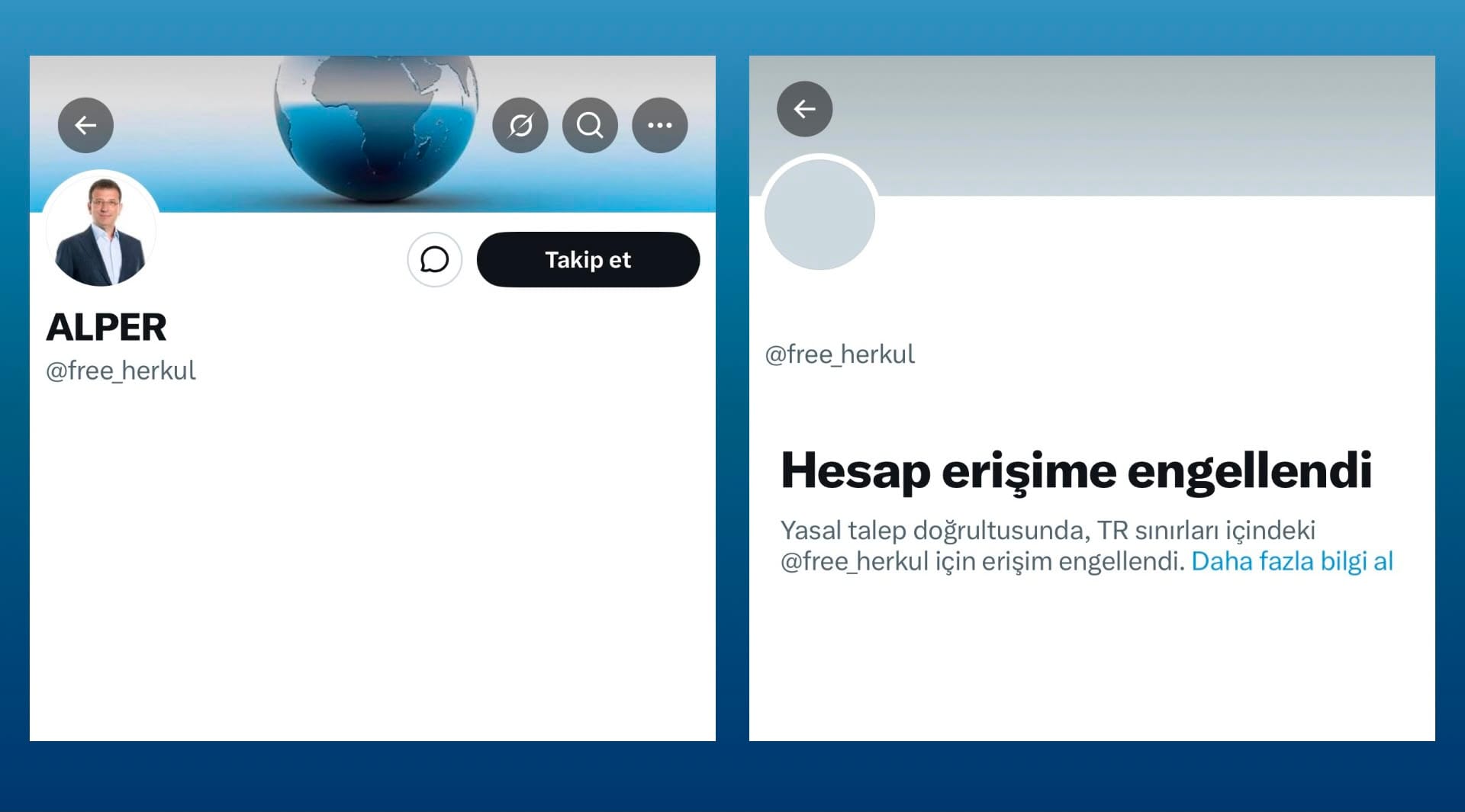 FETÖ’nün Siber Ayağına Bir Darbe Daha Vuruldu ve @free_herkul Hesabına Erişim Engeli Getirildi 1 FETÖ’nün Siber Ayağına Bir Darbe Daha Vuruldu ve @free_herkul Hesabına Erişim Engeli Getirildi