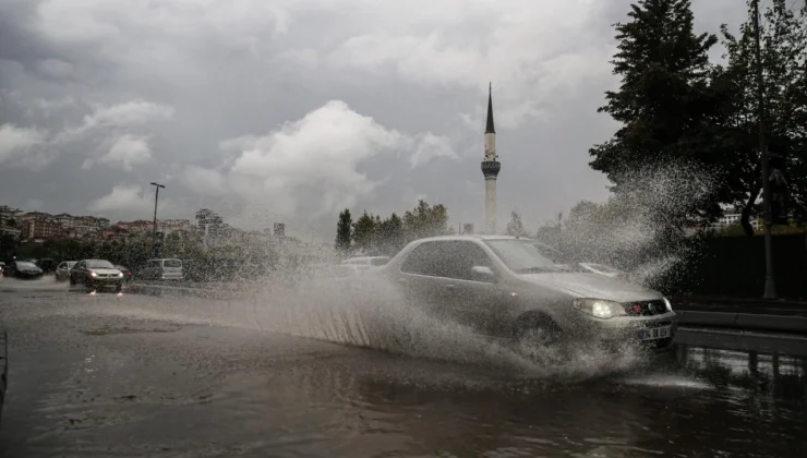 Meteoroloji İstanbul için kuvvetli sağanak uyarısı yaptı Avrupa Yakası ve Trakya alarmda