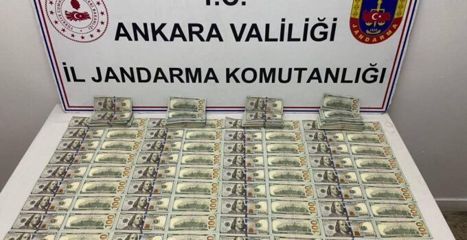 Ankara’da Sahte Para Operasyonu Yapıldı. 80 Bin 50 Dolar Ele Geçirildi