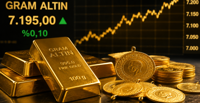 Gram Altın Güne Yükselişle Başladı ve 7 Bin 195 Liraya Çıktı