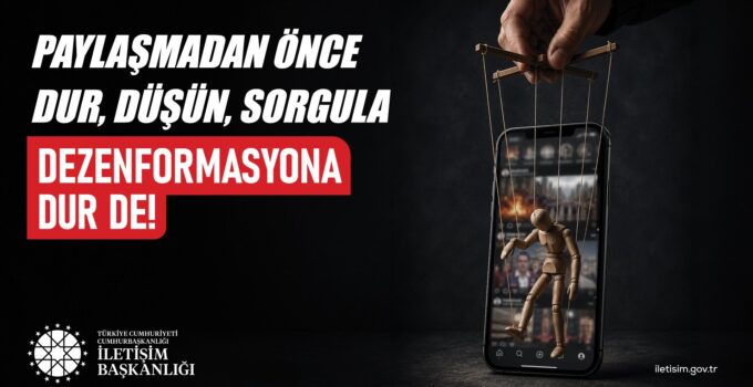 Burhanettin Duran’dan Dezenformasyon Uyarısı Geldi. Paylaşmadan Önce Dur, Düşün, Sorgula