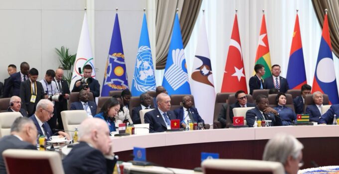 Cumhurbaşkanı Erdoğan Şanghay İşbirliği Örgütü Zirvesi’nde Türkiye’nin Kritik Rolünü Vurguladı