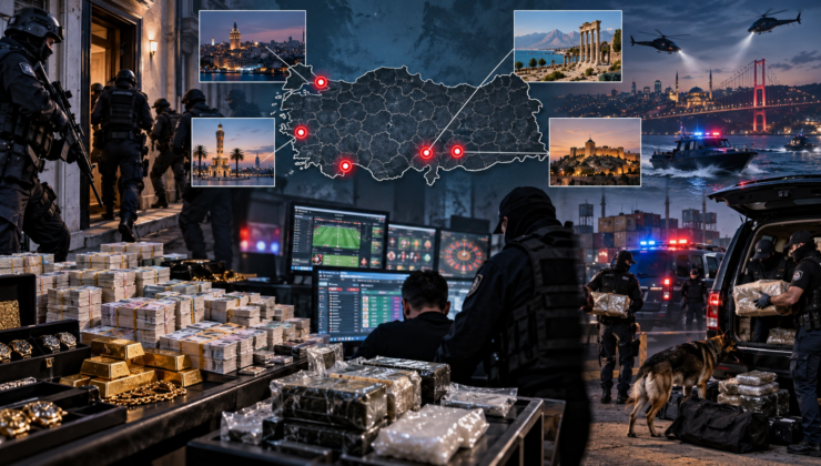 Dört İlde Organize Suç Yapılarına Operasyon Yapıldı. 137 Şüpheli Hakkında Adli İşlem Başlatıldı 1 Dört İlde Organize Suç Yapılarına Operasyon Yapıldı. 137 Şüpheli Hakkında Adli İşlem Başlatıldı